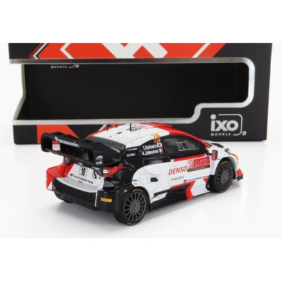 IXO MODELS TOYOTA YARIS GR RALLY1 TEAM TOYOTA GAZOO RACING WRT N 18 8th RALLY MONTECARLO 2022 T.KATSUTA - A.JOHNSTON - WHITE RED
