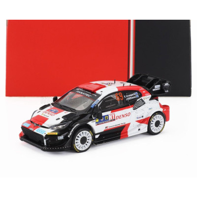 IXO MODELS TOYOTA YARIS GR HYBRID RALLY1 TEAM TOYOTA GAZOO RACING WRT N 69 2nd RALLY CENTRAL EUROPEAN 2023 KALLE ROVANPERA - JON