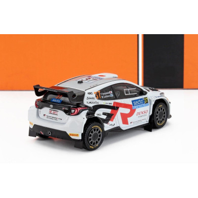 IXO MODELS TOYOTA YARIS GR RALLY1 TEAM TOYOTA GAZOO RACING WRT N 37 RALLY FINLAND 2024 YUKI YAMAMOTO - MARKO SALMINEN - WHITE 1/