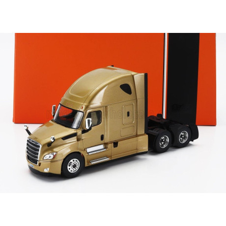 IXO MODELS FREIGHTLINER CASCADIA TRACTOR TRUCK 3-ASSI 2018 - GOLD 1/43