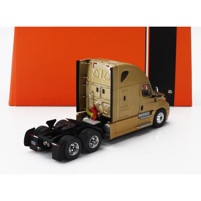 IXO MODELS FREIGHTLINER CASCADIA TRACTOR TRUCK 3-ASSI 2018 - GOLD 1/43