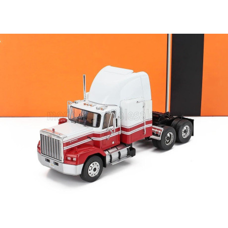 IXO MODELS GMC GENERAL TRACTOR TRUCK 3-ASSI 1980 - RED WHITE 1/43