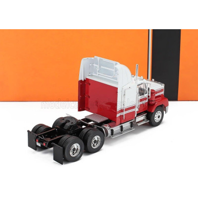 IXO MODELS GMC GENERAL TRACTOR TRUCK 3-ASSI 1980 - RED WHITE 1/43