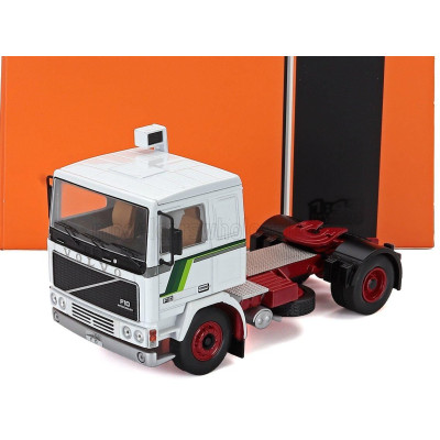 IXO MODELS VOLVO F10 TRACTOR TRUCK 2-ASSI 1983 - WHITE GREEN RED 1/43
