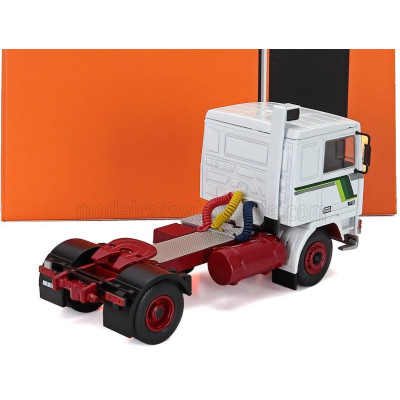 IXO MODELS VOLVO F10 TRACTOR TRUCK 2-ASSI 1983 - WHITE GREEN RED 1/43