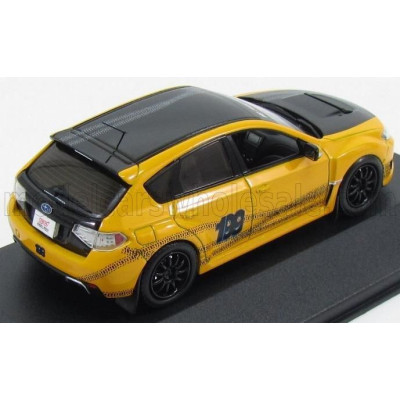 J COLLECTION SUBARU IMPREZA WRX STI N 199 EDITION LHD 2009 T.PASTANA - YELLOW BLACK 1/43