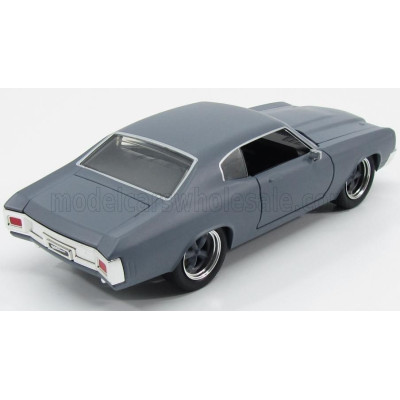 JADA CHEVROLET DOM'S CHEVELLE 454SS 1970 - FAST & FURIOUS  IV (2009) - SOLO PARTI ORIGINALI - ORIGINAL PARTS - PRIMER MATT GREY