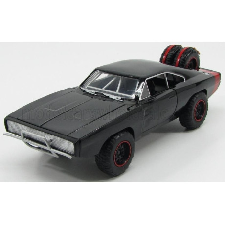JADA DODGE DOM'S DODGE CHARGER R/T OFFROAD 1970 - FAST & FURIOUS 7 - BLACK 1/24