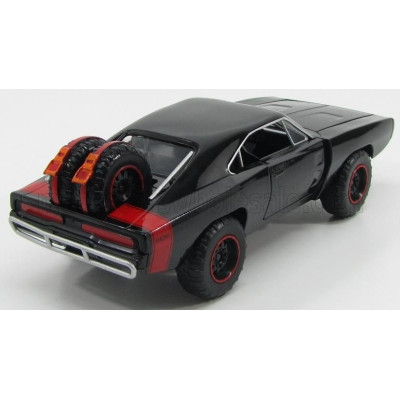 JADA DODGE DOM'S DODGE CHARGER R/T OFFROAD 1970 - FAST & FURIOUS 7 - BLACK 1/24