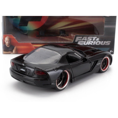 JADA DODGE LETTY'S VIPER SRT-10 COUPE 2003 - FAST & FURIOUS 7 - BLACK 1/32