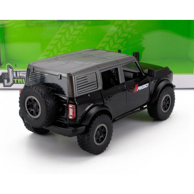 JADA FORD USA BRONCO 2021 WITH SET 4X TIRES - BLACK GREY 1/24