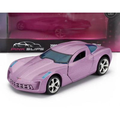 JADA CHEVROLET CORVETTE STINGRAY CONCEPT COUPE 2009 - PINK MET 1/32