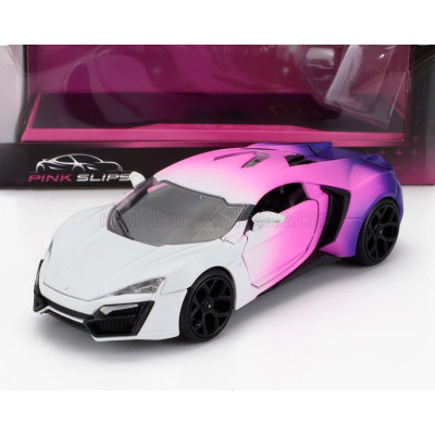 JADA LYKAN HYPERSPORT 2014 - WHITE PINK 1/24