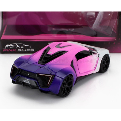 JADA LYKAN HYPERSPORT 2014 - WHITE PINK 1/24
