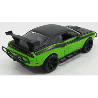 JADA DODGE LETTY'S CHALLENGER SRT8 OFF ROAD 2008 - FAST & FURIOUS 7 - GREEN MATT BLACK 1/24