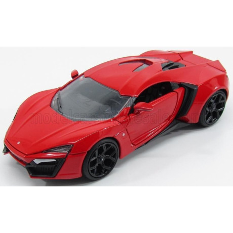 JADA LYKAN DOM'S HYPERSPORT - FAST & FURIOUS 7 2015 - RED 1/24