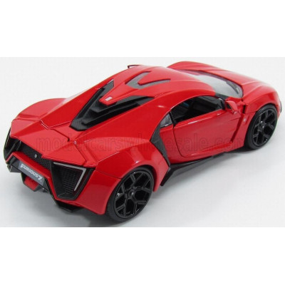 JADA LYKAN DOM'S HYPERSPORT - FAST & FURIOUS 7 2015 - RED 1/24