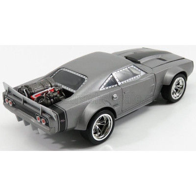 JADA DODGE DOM'S ICE CHARGER R/T 1970 - FAST & FURIOUS 8 2017 - MATT GREY 1/24