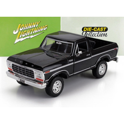 JOHNNY LIGHTNING FORD USA BRONCO PICK-UP 1978 - BLACK 1/24