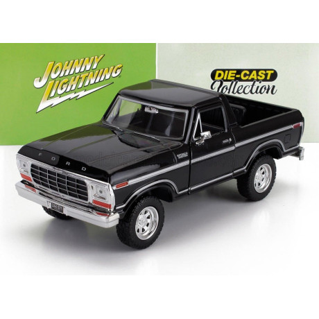 JOHNNY LIGHTNING FORD USA BRONCO PICK-UP 1978 - BLACK 1/24