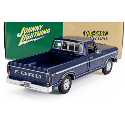 JOHNNY LIGHTNING FORD USA F-150 CUSTOM PICK-UP 1979 - BLUE 1/24