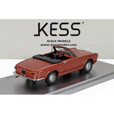 KESS MODEL ALFA ROMEO 2600 SPIDER CABRIOLET OPEN SPECIALE GHIA 1962 - COPPER MET 1/43