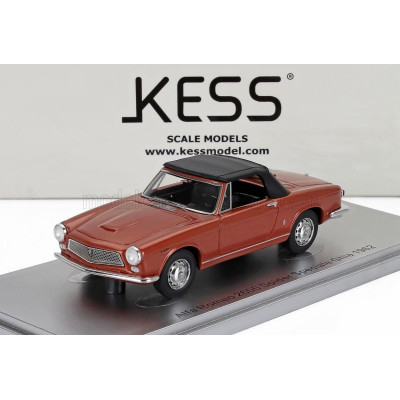 KESS MODEL ALFA ROMEO 2600 SPIDER CABRIOLET CLOSED SPECIALE GHIA 1962 - COPPER MET BLACK 1/43