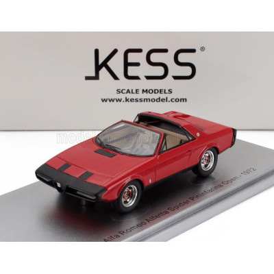 KESS MODEL ALFA ROMEO ALFETTA SPIDER PININFARINA OPEN 1972 - RED 1/43