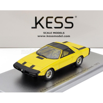 KESS MODEL ALFA ROMEO ALFETTA SPIDER PININFARINA CLOSED 1972 - YELLOW 1/43