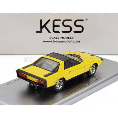KESS MODEL ALFA ROMEO ALFETTA SPIDER PININFARINA CLOSED 1972 - YELLOW 1/43