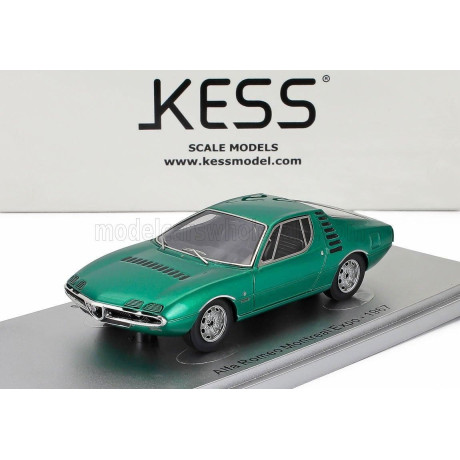 KESS MODEL ALFA ROMEO MONTREAL EXPO 1967 - GREEN MET 1/43