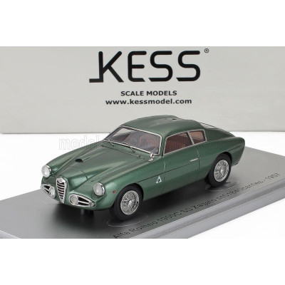 KESS MODEL ALFA ROMEO 1900C SS sn01840 ZAGATO COUPE 1957 - GREEN MET 1/43