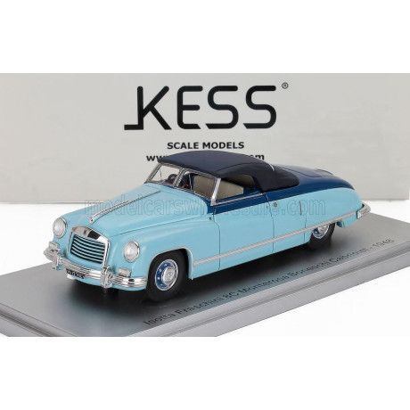 KESS MODEL ISOTTA FRASCHINI 8C MONTEROSA BONESCHI CABRIOLET CLOSED 1948 - 2 TONE BLUE BLACK 1/43