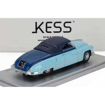 KESS MODEL ISOTTA FRASCHINI 8C MONTEROSA BONESCHI CABRIOLET CLOSED 1948 - 2 TONE BLUE BLACK 1/43