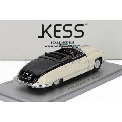 KESS MODEL ISOTTA FRASCHINI 8C MONTEROSA BONESCHI CABRIOLET OPEN 1948 - IVORY BLUE 1/43