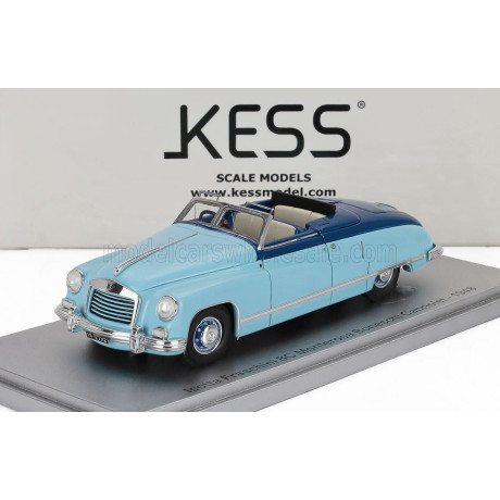 KESS MODEL ISOTTA FRASCHINI 8C MONTEROSA BONESCHI CABRIOLET OPEN 1948 - 2 TONE BLUE 1/43