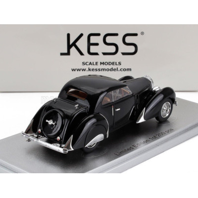 KESS MODEL BUGATTI T57 LABOURDETTE VUTOTAL COUPE 1936 - BLACK 1/43