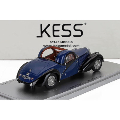 KESS MODEL BUGATTI 57C ATALANTE COUPE sn.57641 TOIT OUVRANT OPEN ROOF 1938 - BLUE BLACK 1/43