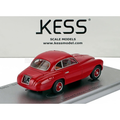 KESS MODEL FERRARI 166 sn027S INTER TOURING COUPE 1949 - RED 1/43