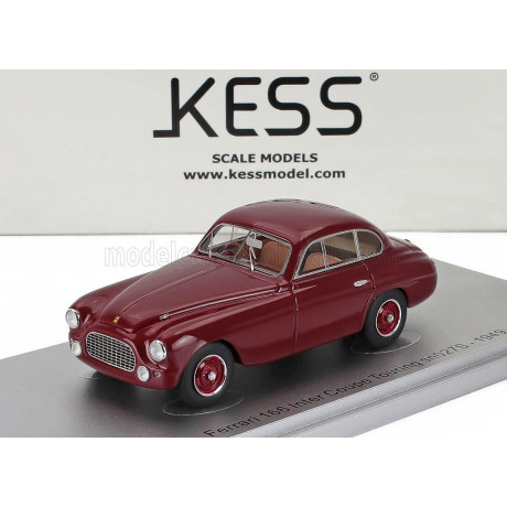 KESS MODEL FERRARI 166 sn027S INTER TOURING COUPE 1949 - BORDEAUX 1/43