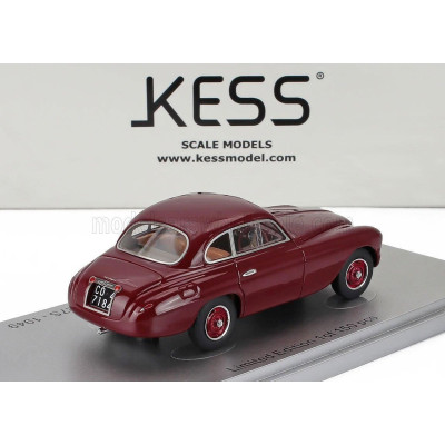 KESS MODEL FERRARI 166 sn027S INTER TOURING COUPE 1949 - BORDEAUX 1/43