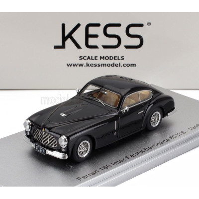KESS MODEL FERRARI 166 s/n.037S INTER FARINA BERLINETTA 1949 - BLACK 1/43