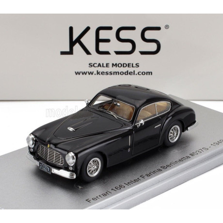 KESS MODEL FERRARI 166 s/n.037S INTER FARINA BERLINETTA 1949 - BLACK 1/43