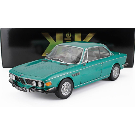 KK SCALE ACCESSORIES 3.0 CSi E9 COUPE 1971 - CERCHI IN ALLUMINIO - ALLUMINIUM RIMS - TURQUOISE MET 1/12