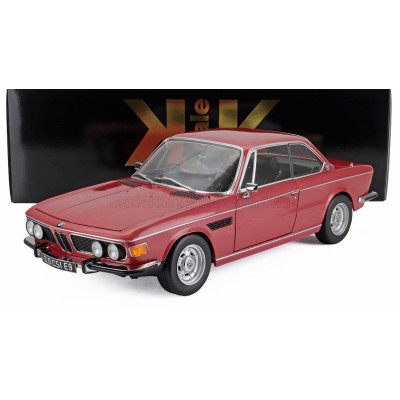 KK SCALE BMW 3.0 CSi E9 COUPE 1971 - CERCHI IN ALLUMINIO - ALLUMINIUM RIMS - RED MET 1/12