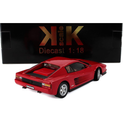 KK SCALE FERRARI TESTAROSSA 1986 - BEIGE INTERIOR - RED 1/18