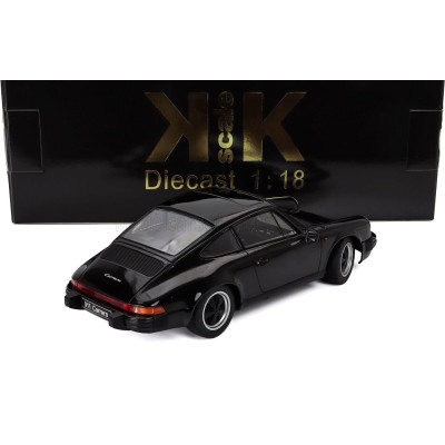 KK SCALE PORSCHE 911 CARRERA COUPE 1983 - BLACK 1/18