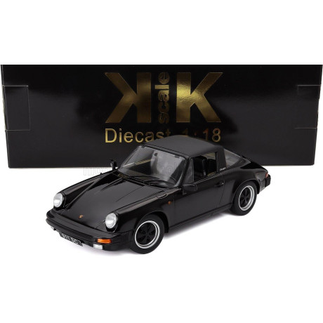 KK SCALE PORSCHE 911 SC TARGA 1983 - BLACK 1/18