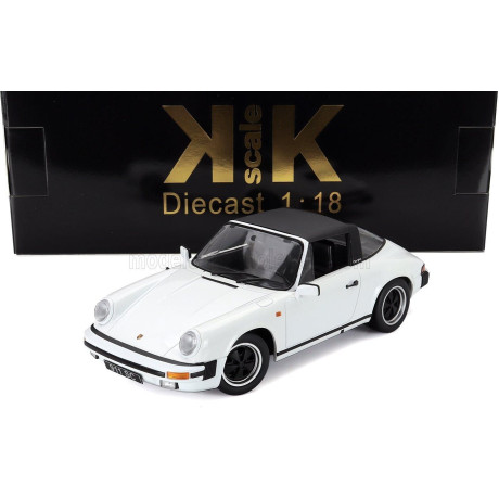 KK SCALE PORSCHE 911 SC TARGA 1983 - WHITE 1/18