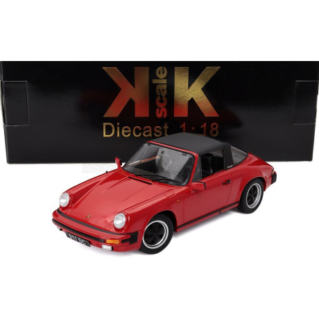 KK SCALE PORSCHE 911 SC TARGA 1983 - RED 1/18